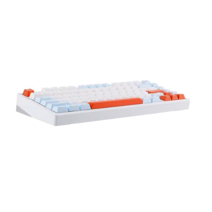 Bàn phím cơ Aula M75 Xanh, Trắng, Cam Purple Fire V2 Switch