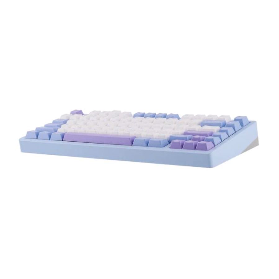 Bàn phím cơ Aula M75 Xanh, Trắng, Tím Purple Fire V2 Switch