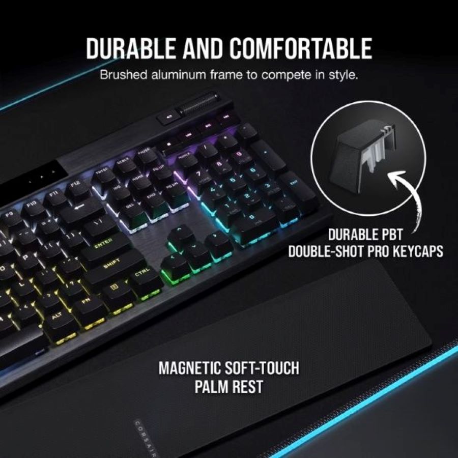 Bàn phím Gaming có dây Corsair K70 PRO BLK-MX Red-RGB