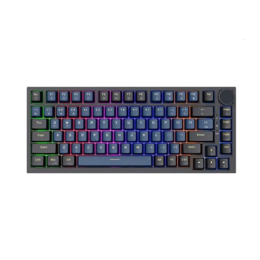 Bàn phím Gaming không dây E-DRA EK375v2 Black Blue Alpha