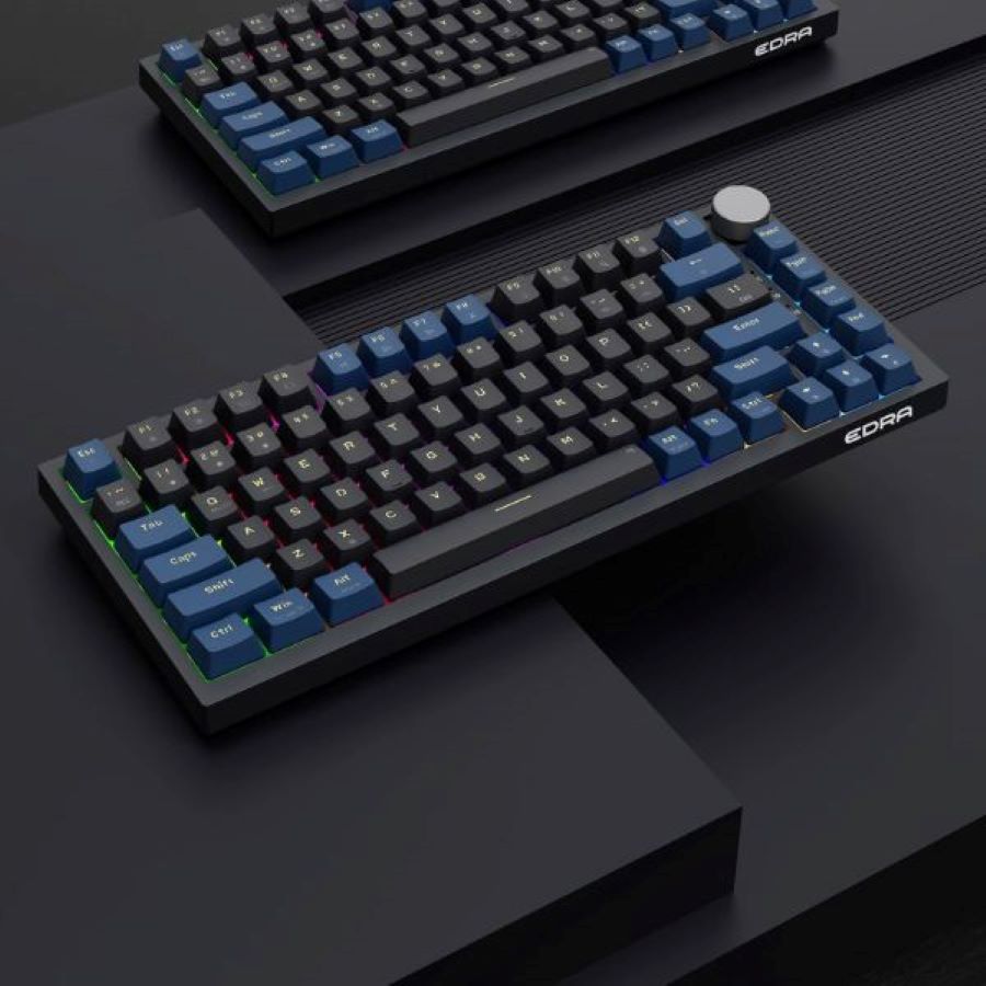Bàn phím Gaming không dây E-DRA EK375v2 Blue Black Beta