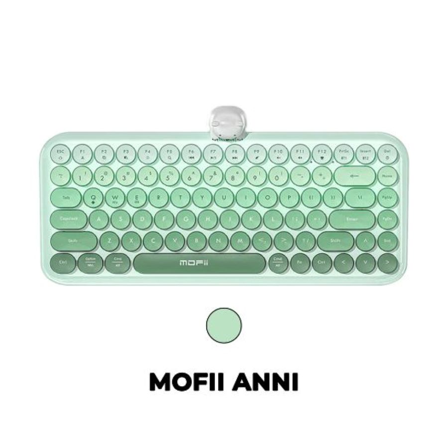 Bàn phím văn phòng Dual Mode ANNI MOFII màu Xanh Bạc Hà