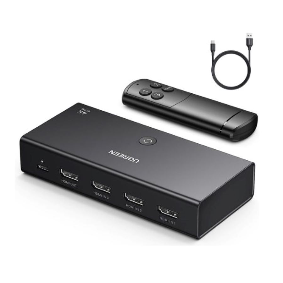 Bộ gộp HDMI 2.0 3 vào 1 ra Ugreen 15376 CM568