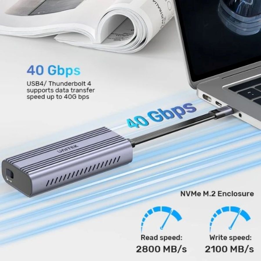 Box ổ cứng SSD Solidforce Reefer Pro M.2 PCIE Unitek S1226A