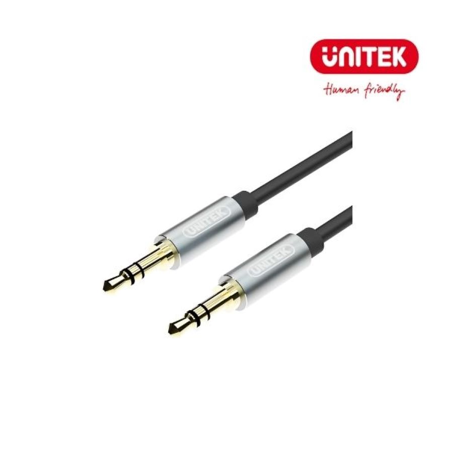 Cáp âm thanh 3.5mm AUX 1m Male to Male Unitek Y-C926ABK