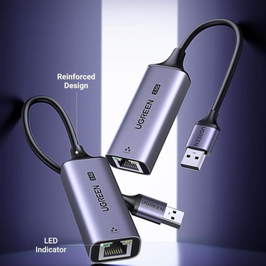 Cáp chuyển đổi USB 3.0 to LAN 2.5Gbps Ugreen 25051 CM648