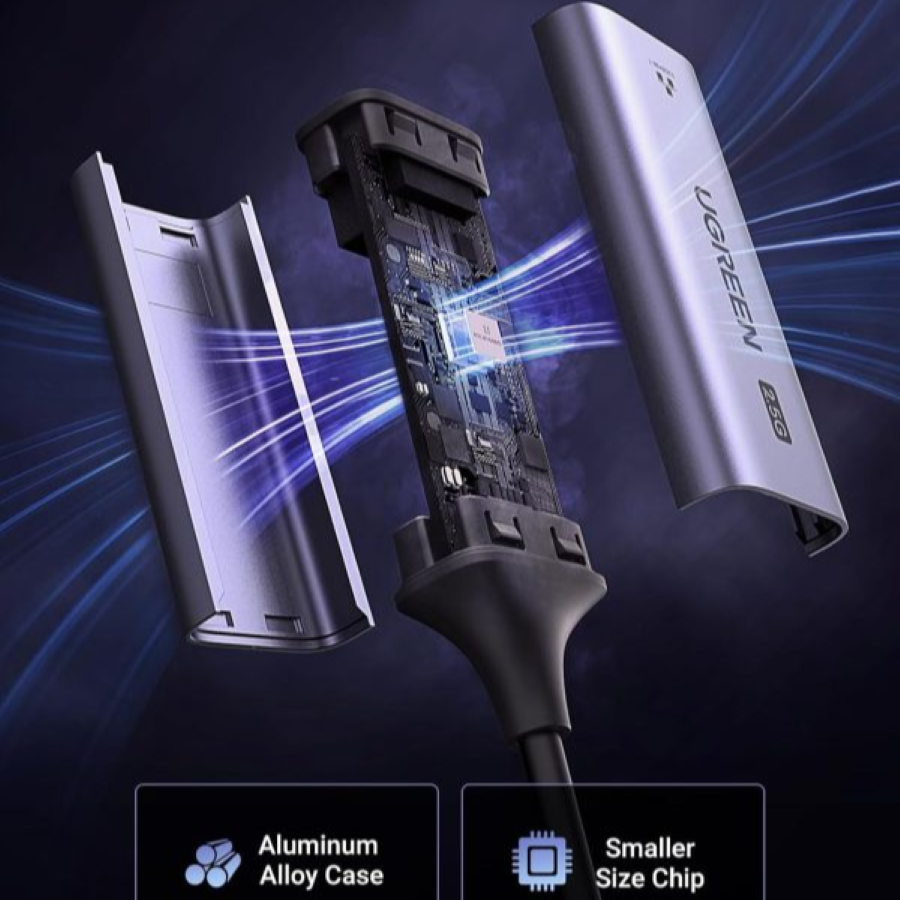 Cáp chuyển đổi USB 3.0 to LAN 2.5Gbps Ugreen 25051 CM648