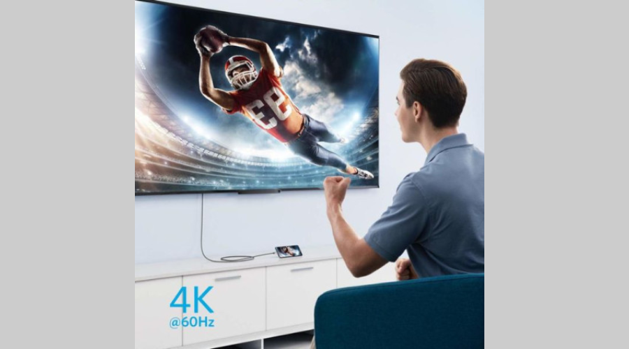 Cáp Anker USB-C to HDMI hỗ trợ độ phân giải 4K@30Hz