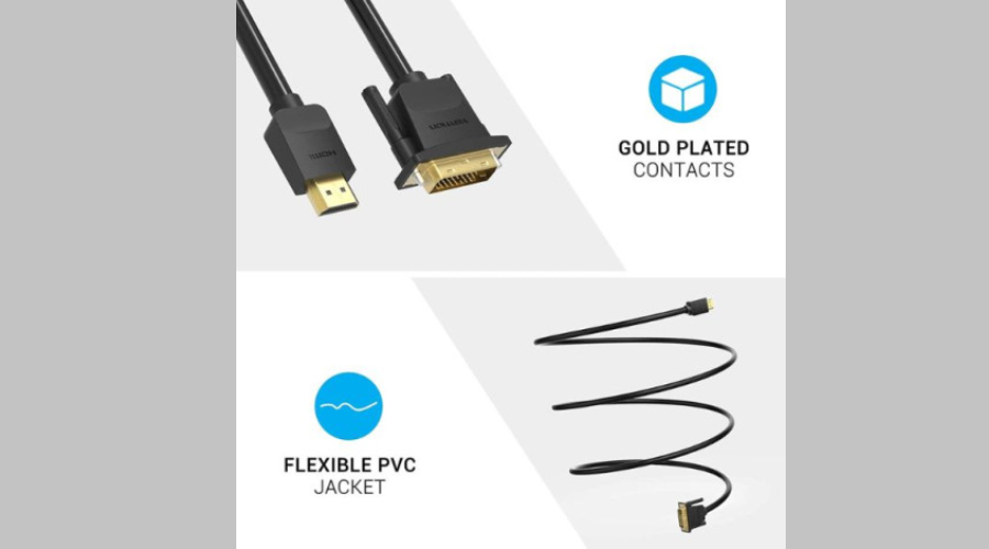Cáp hỗ trợ độ phân giải Full HD 1080p@60Hz