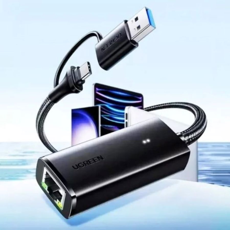 Cáp chuyển mạng USB 3.0,USB-C sang RJ45 Ugreen 15638