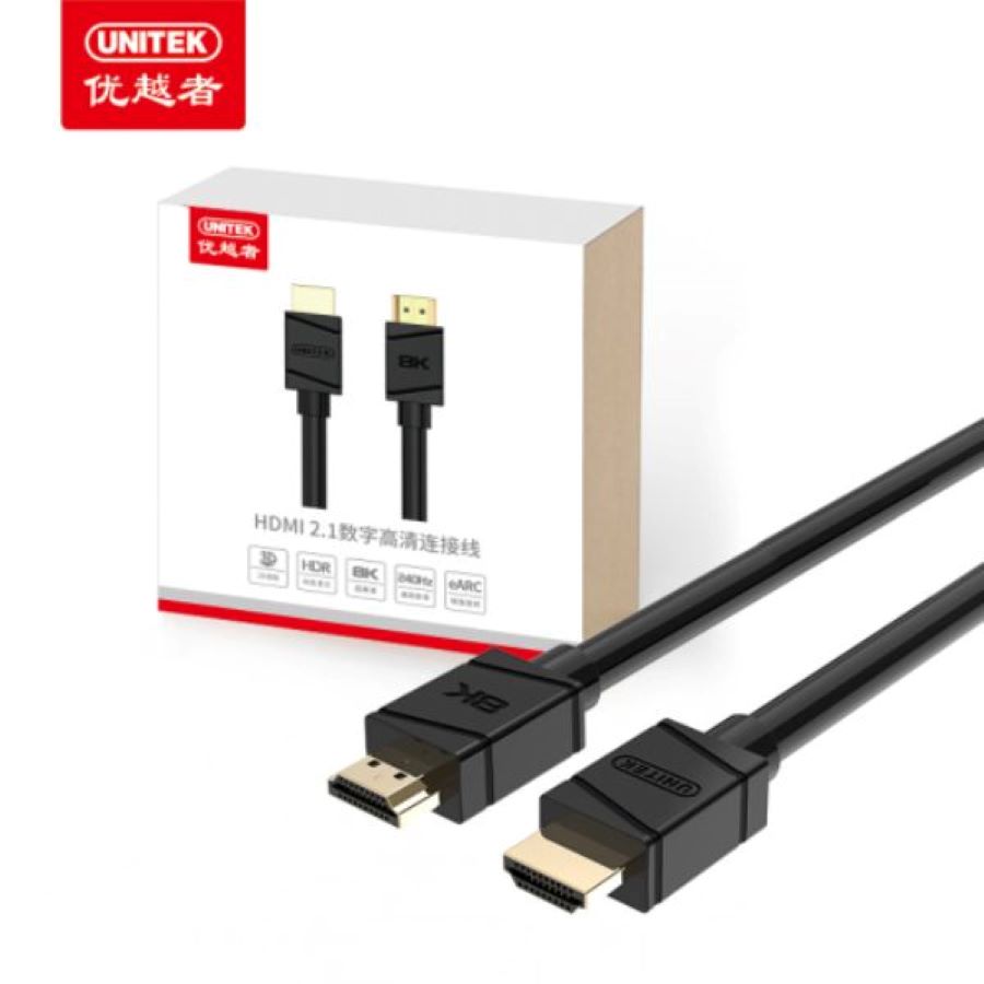 Cáp HDMI 2.1 8K60Hz dài 10m UNITEK C11088ABK-10M