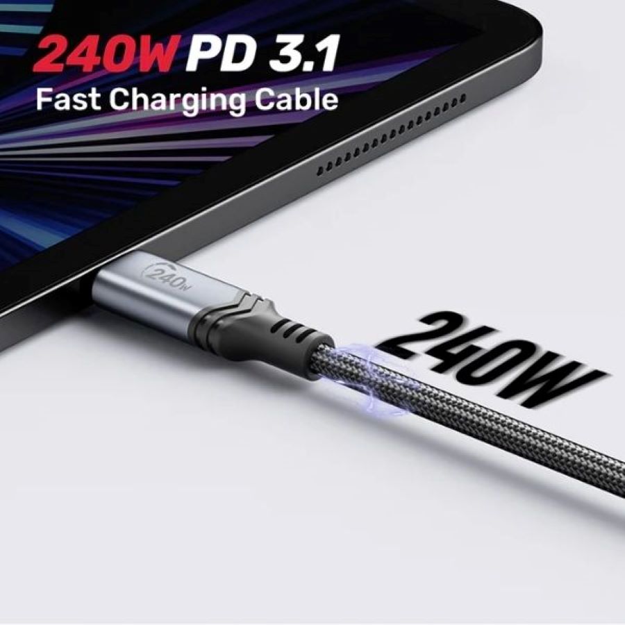 Cáp sạc USB-C Power Delivery 3.1 UNITEK C14110GY-2M