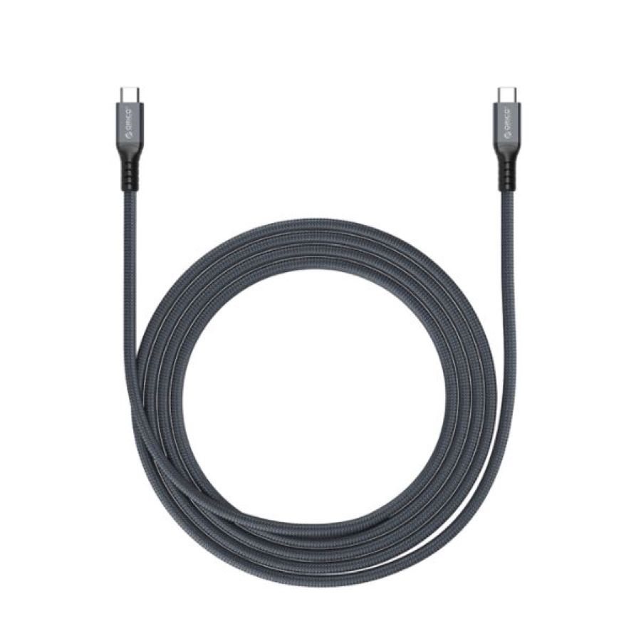 Cáp ThunderBolt 4 8K Type-C dài 0.8m ORICO TBZ4-08-GY-BP