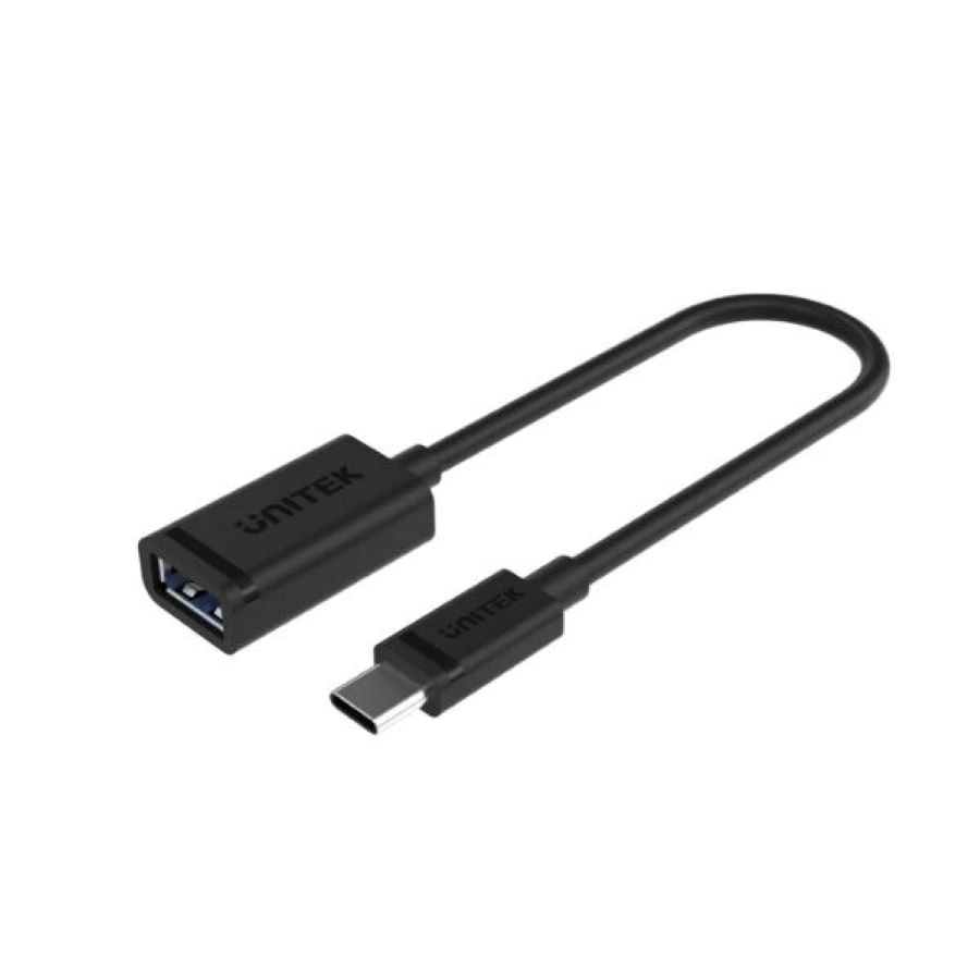 Cáp USB-C sang USB-A 5Gbps dài 0,2m UNITEK Y-C476BK