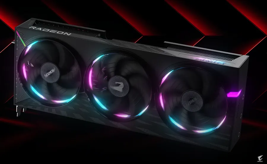 Gigabyte AORUS Radeon RX 9070 XT ELITE 16G sở hữu cổng kết nối đa dạng
