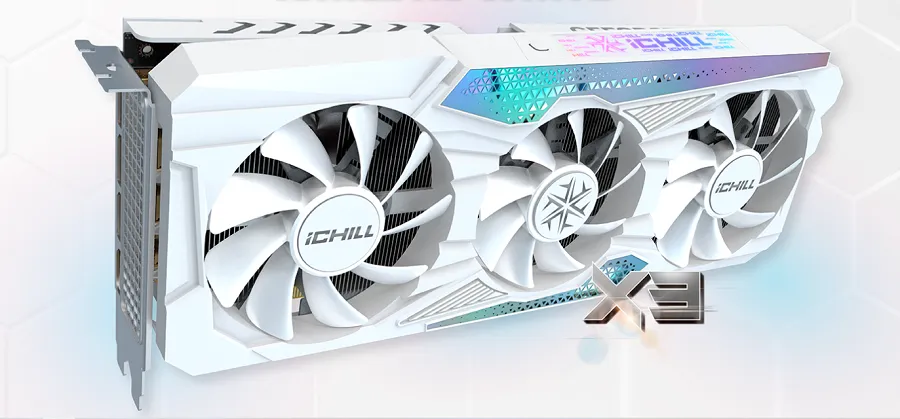 Card Màn Hình INNO3D GeForce RTX 4060 Ti 8GB iCHILL X3 WHITE