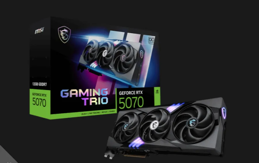  MSI GeForce RTX 5070 12G GAMING TRIO OC lựa chọn tối ưu cho các game thủ