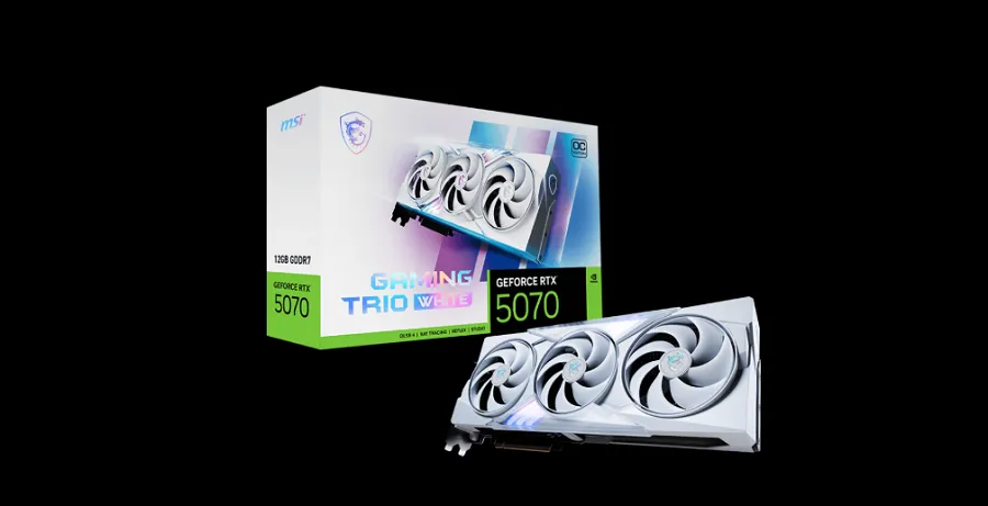 Card Màn Hình MSI GeForce RTX 5070 12G GAMING TRIO OC WHITE	