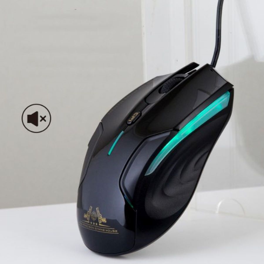 Chuột Gaming có dây NEWMEN N5000S Black Silent Switch