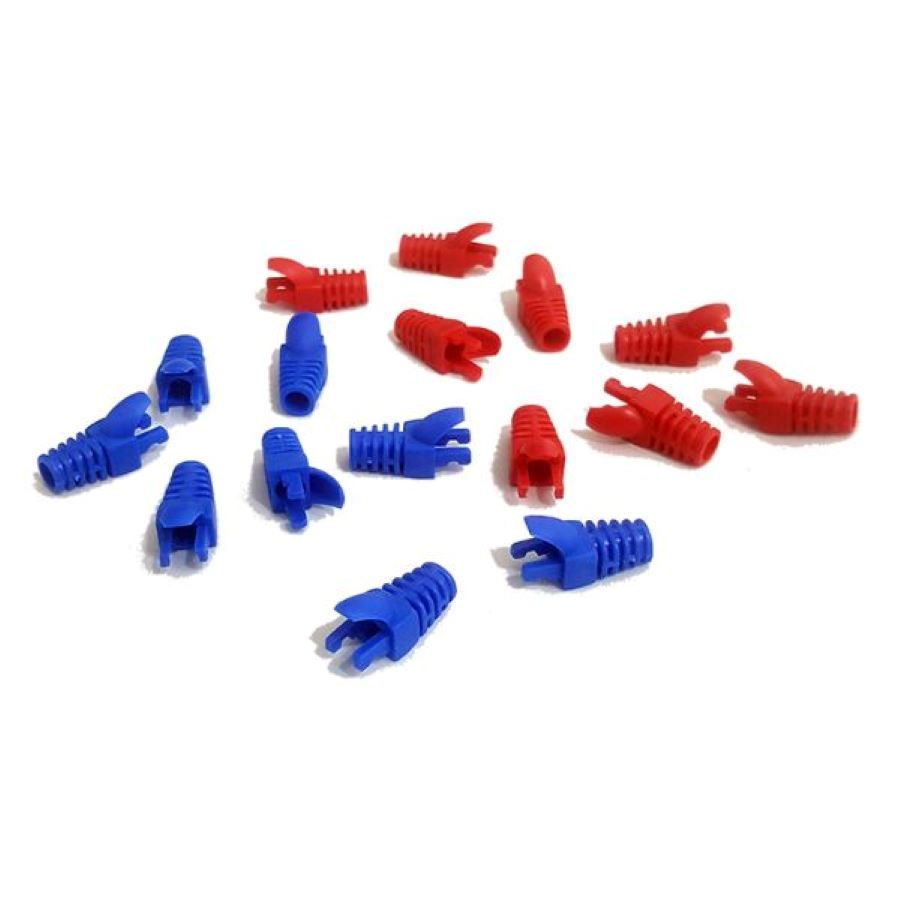 Đầu chụp mạng Cat6 Pudi màu Xanh Dương-1 Bịch 100 Cái