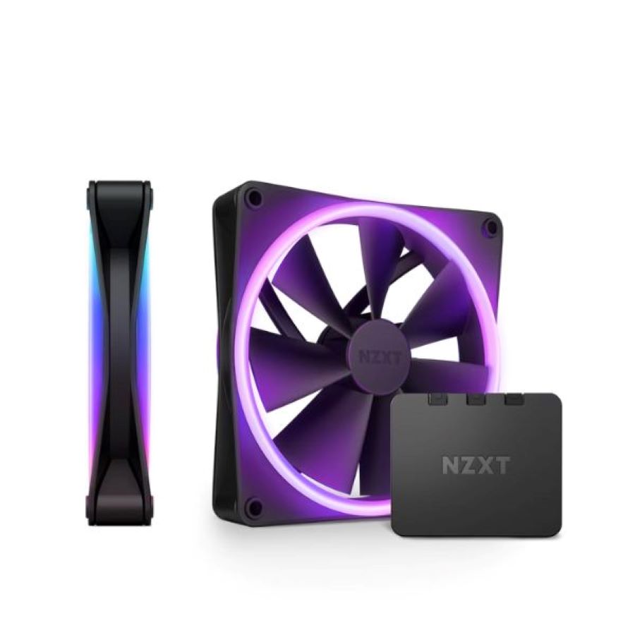 Fan Case NZXT F140RGB Duo Twin Pack Black RF-D14DF-B1