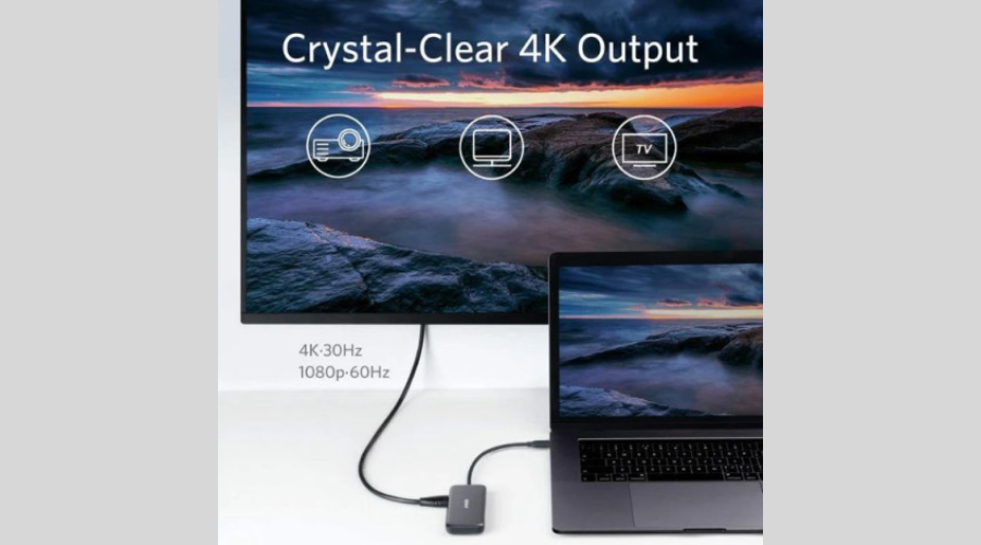 Hỗ trợ độ phân giải 4K@30Hz