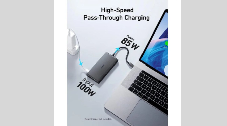 Cáp sở hữu cổng USB-C và USB-A 3.2 Gen1