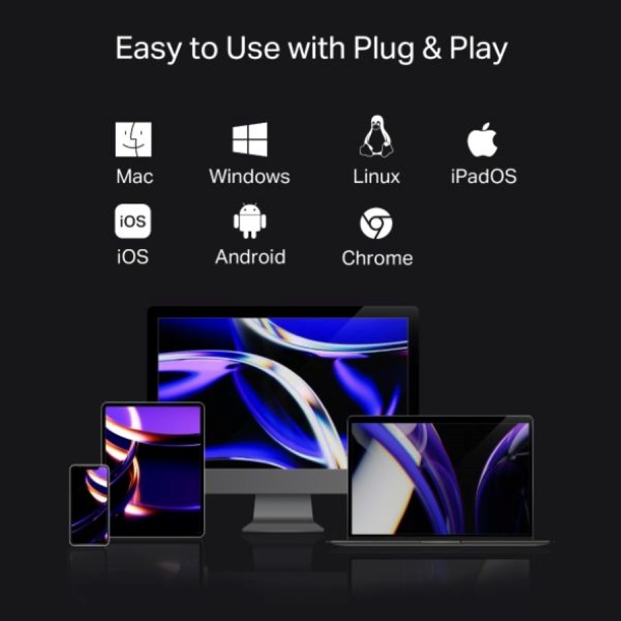 Hub USB Type-c 7 trong 1 4K@60Hz, 5Gbps Tplink UH7020C