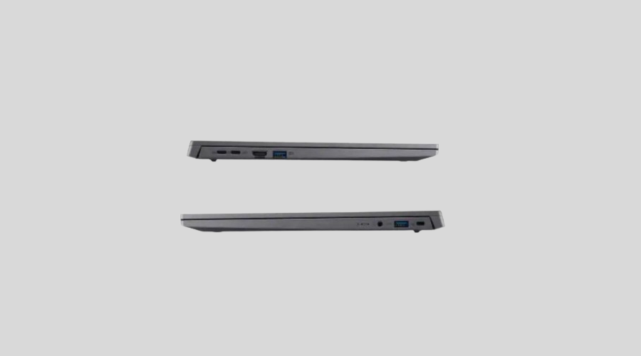 Laptop được trang bị đầy đủ các cổng kết nối tiện ích