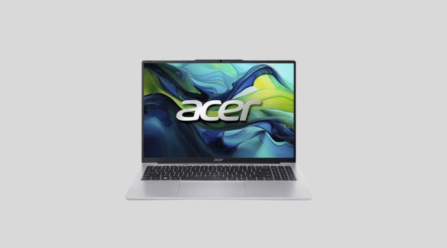 Laptop sở hữu thiết kế thanh lịch với lớp vỏ bạc cao cấp