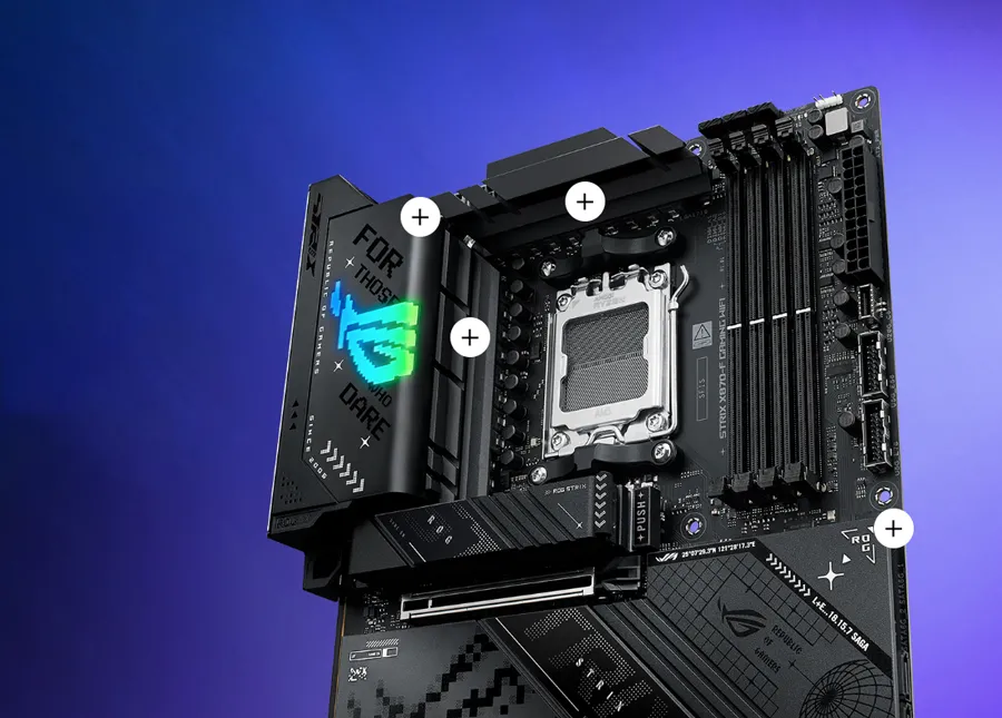 Mainboard ASUS ROG Strix X870-F Gaming Wifi có hiệu năng mạnh mẽ