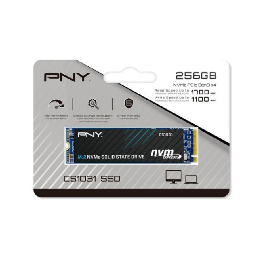 Ổ cứng SSD gắn trong NVMe M.2-2280 PCIe Gen3x4 PNY 256GB