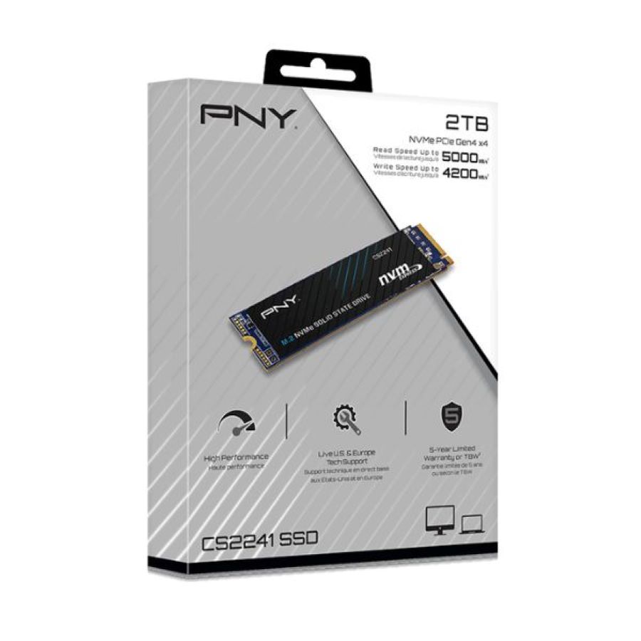 Ổ cứng SSD gắn trong NVMe M.2-2280 PCIe Gen4x4 PNY 4TB CS2241