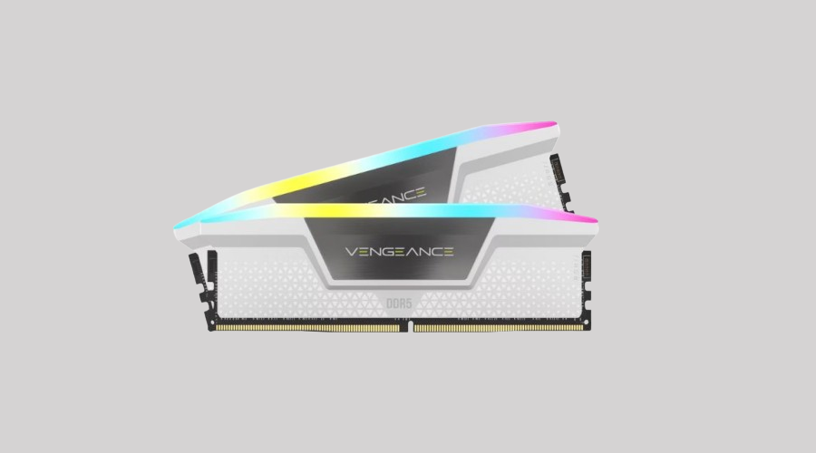 Ram Corsair Vengeance RGB White DDR5 hoạt động trong khoảng điện áp 1.1V - 1.25V
