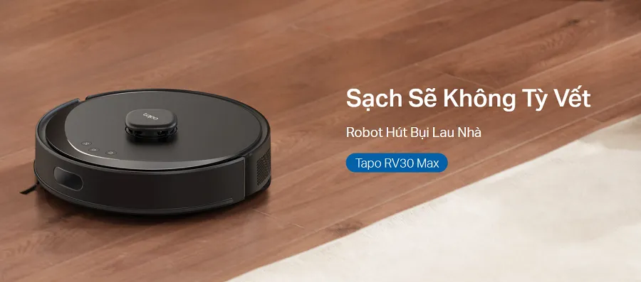 Robot Hút Bụi và Lau Nhà TP-Link Tapo RV30 Max