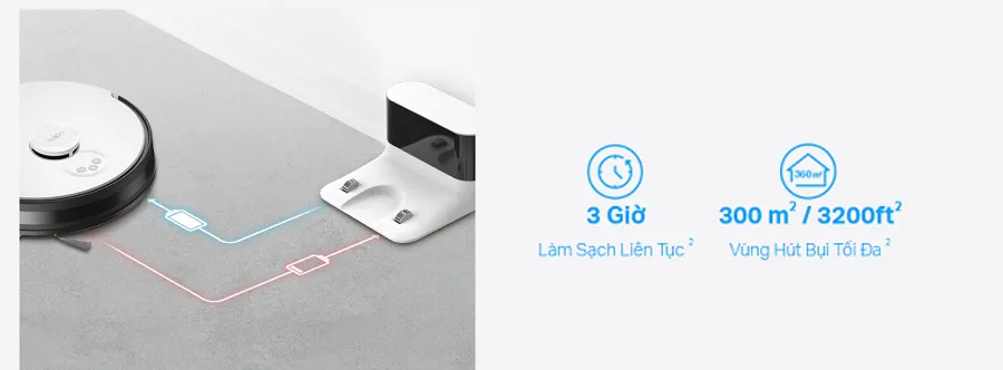 Robot Hút Bụi và Lau Nhà TP-Link Tapo RV30C MOP kết hợp tính năng hút bụi và lau nhà
