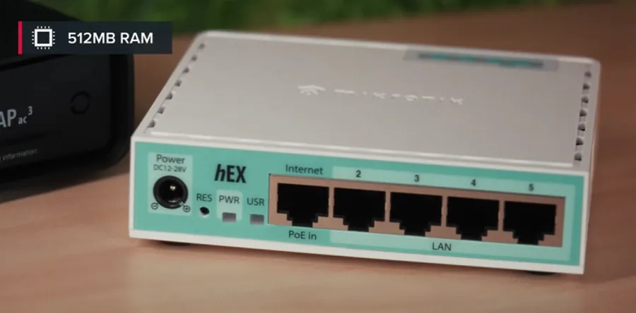 Router MikroTik E50UG có hiệu suất vượt trội