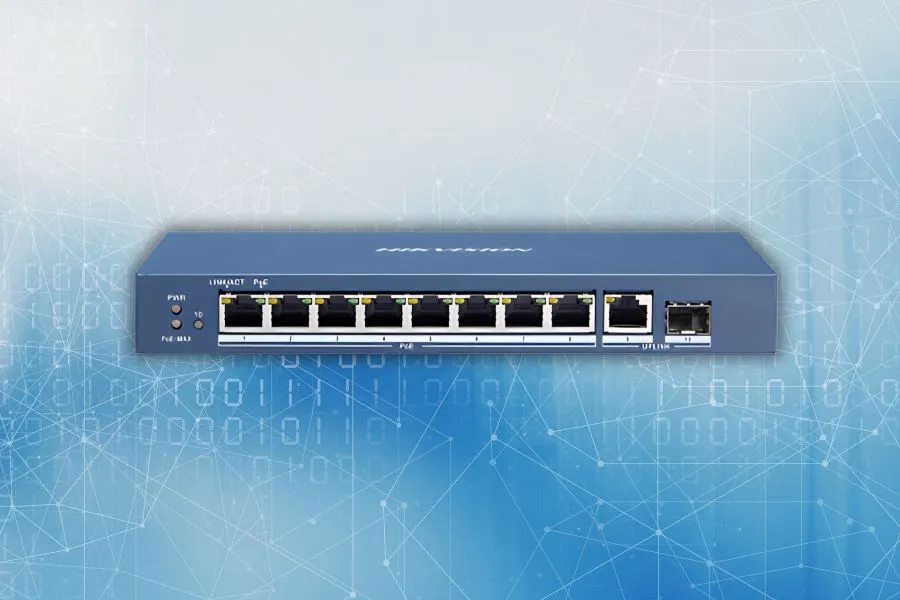 Switch PoE HIKVISION DS-3E0510P-E/M (8 port/ 1 Gbps)	