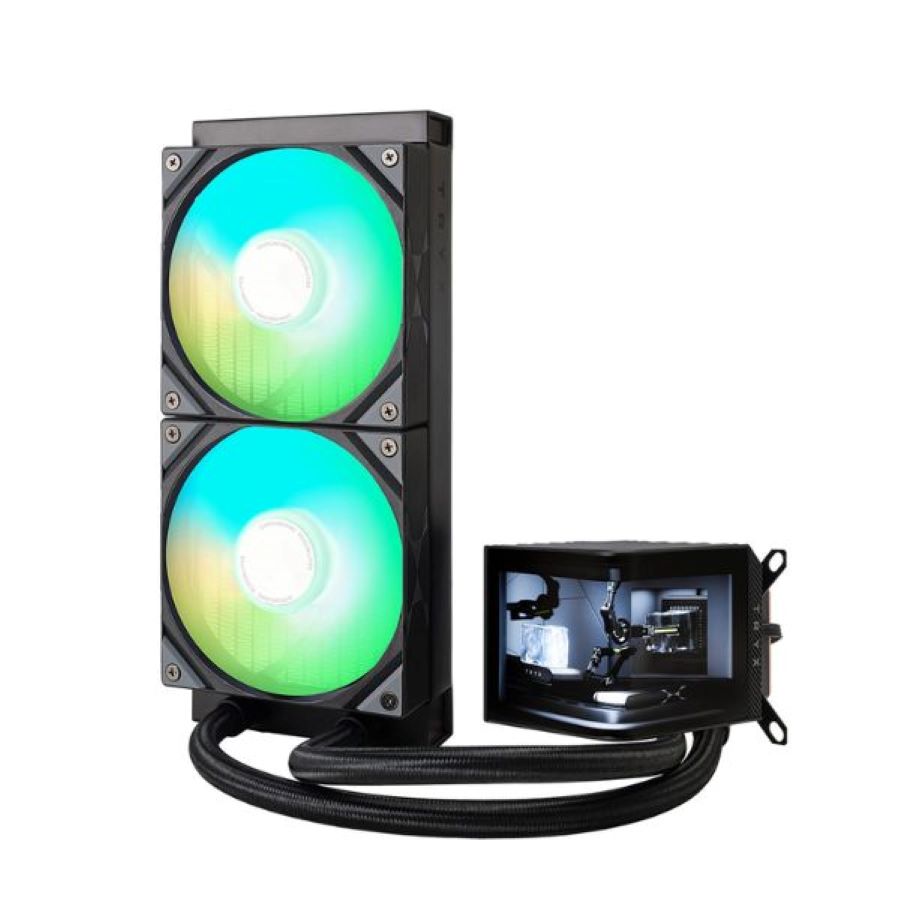 Tản nhiệt nước 2 Fan CPU TRYX PANORAMA 240 ARGB White
