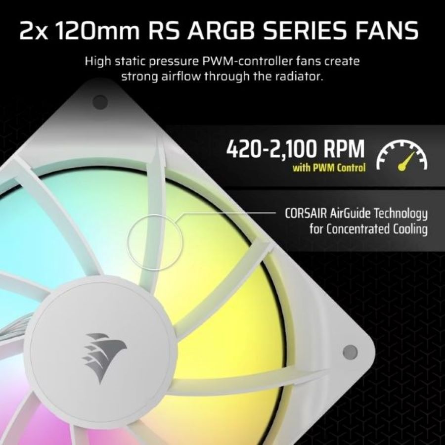 Tản nhiệt nước AIO 2 Fan Corsair NAUTILUS 240 ARGB