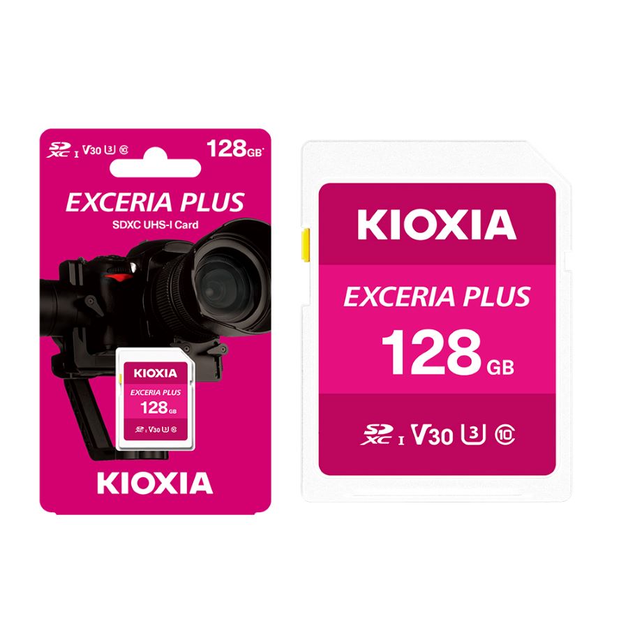 Thẻ nhớ MicroSD Kioxia Exceria Plus CL10 UHS-I U3 V30 128GB LMPL2M128GG2