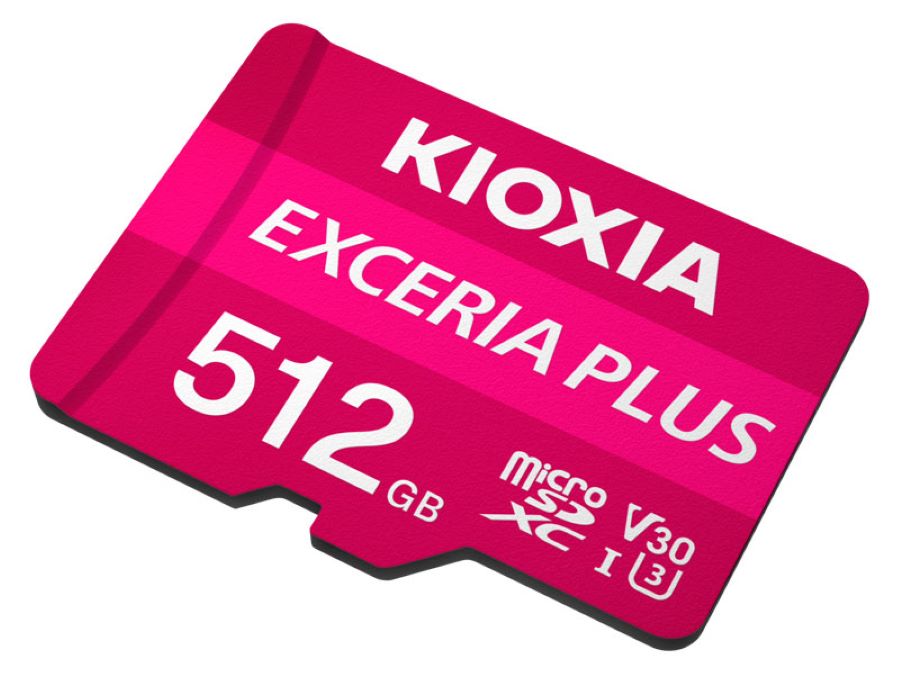 Thẻ nhớ MicroSD Kioxia Exceria Plus CL10 UHS-I U3 V30 512GB LMPL2M512GG2