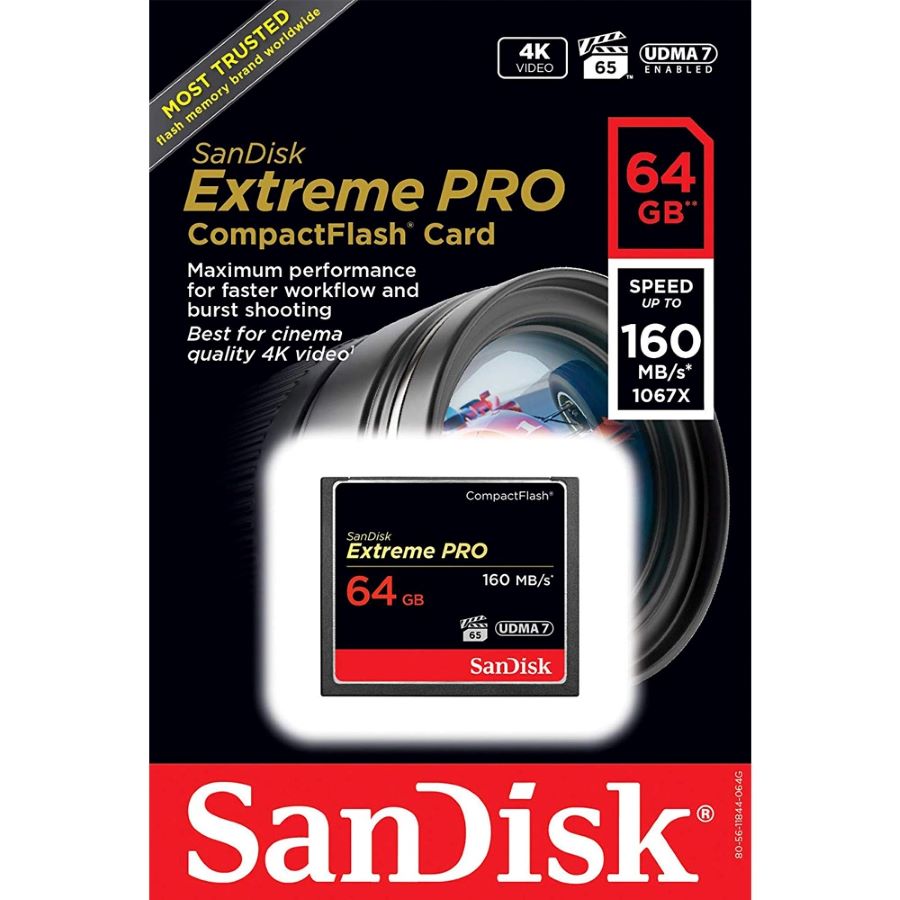Thẻ nhớ SanDisk Extreme Pro CF 64GB