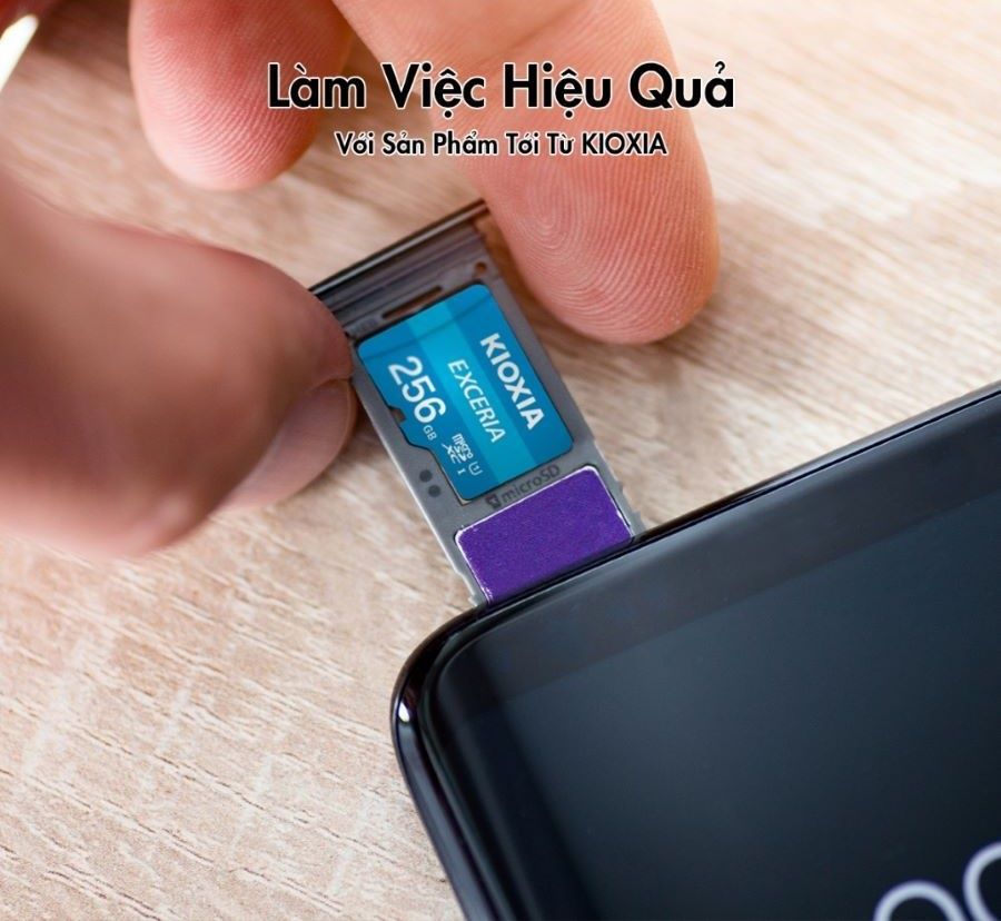 Thẻ nhớ SD Kioxia Exceria G2 CL10 UHS-I U3 V30 4K 256GB LNEX2L256GG4