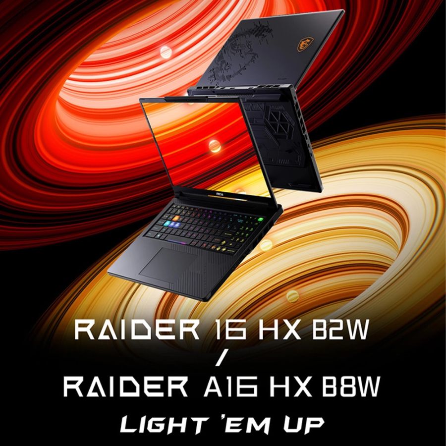 Laptop MSI Raider A16 HX B8WH-031VN – Sức Mạnh Siêu Cấp