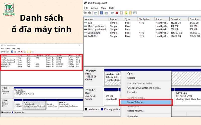 Cách chia ổ cứng Win11