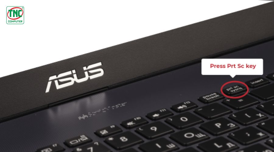 cách chụp màn hình laptop Asus