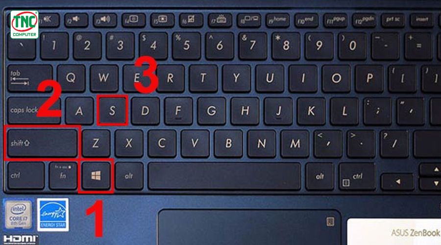 cách chụp màn hình laptop Asus
