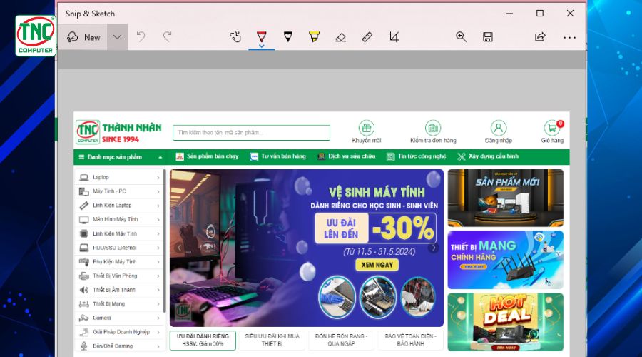 cách chụp màn hình laptop Asus