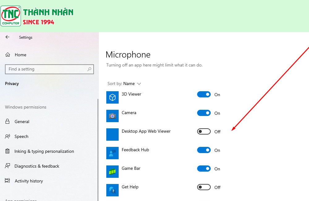 micro nhận nhưng không nói được